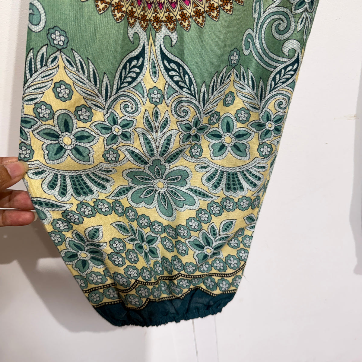 Sage Green Andala Harem Pants - Size XL