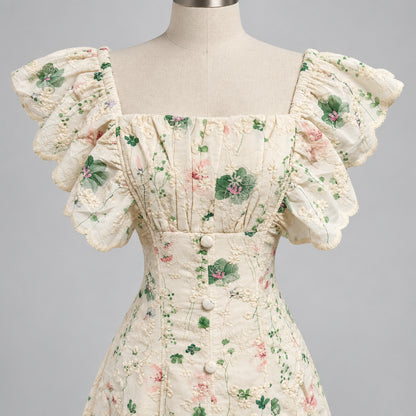 Isla  – Green & Pink Floral