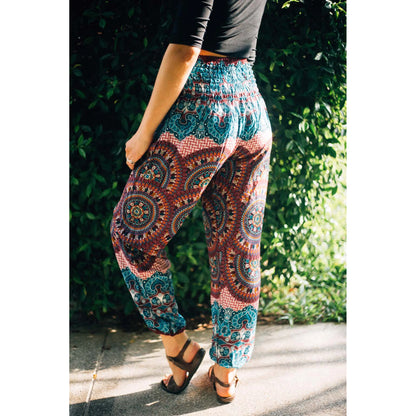 Contrast Harem Pants