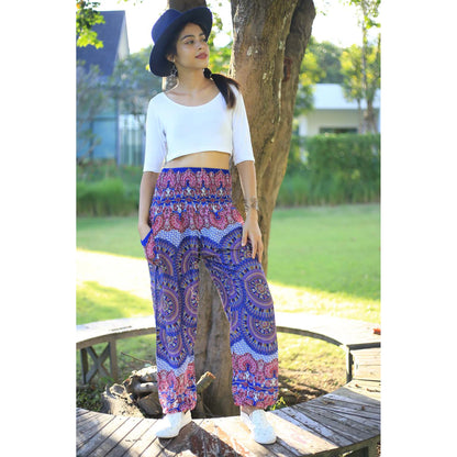 Contrast Harem Pants