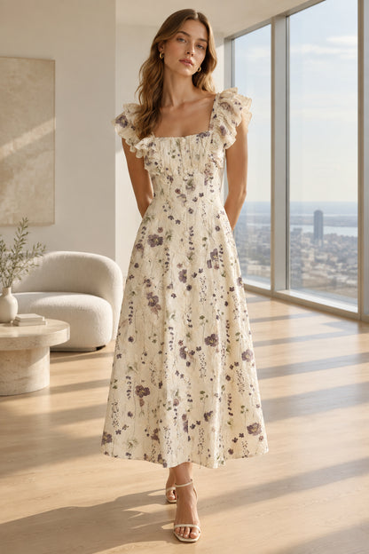 Isla – Mauve & Green Floral