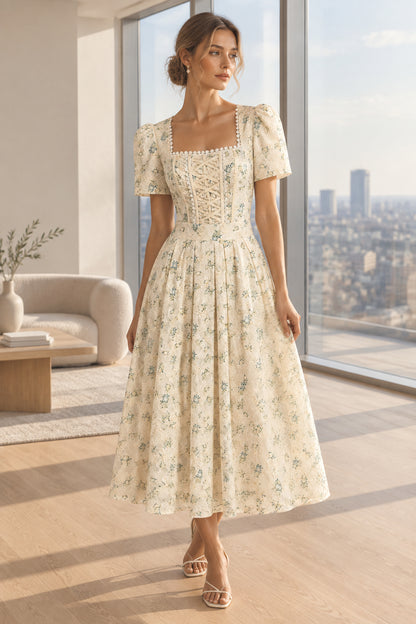 Celia  – Teal Floral