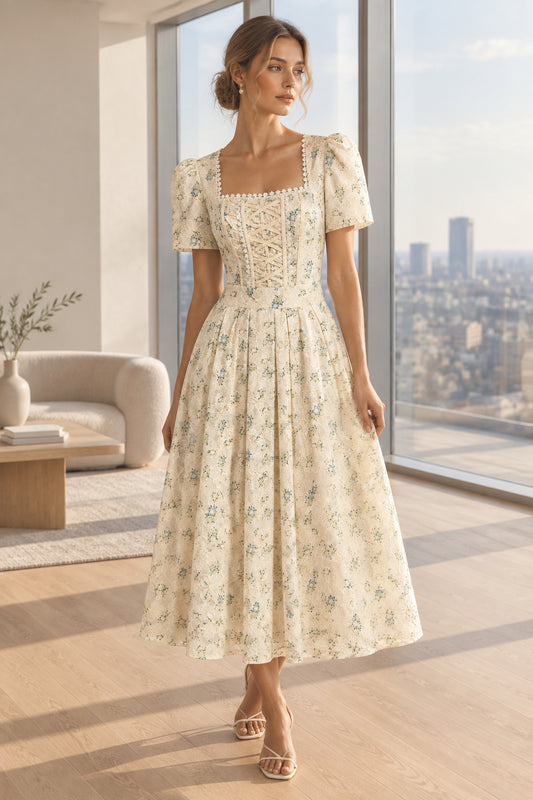 Celia  – Teal Floral