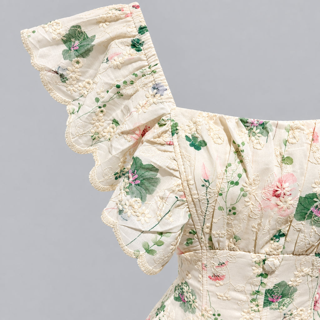 Isla  – Green & Pink Floral