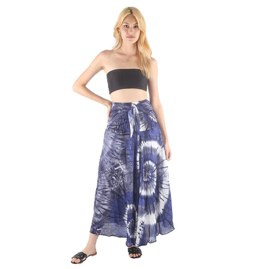Tie Dye Mandala Maxi Skirt