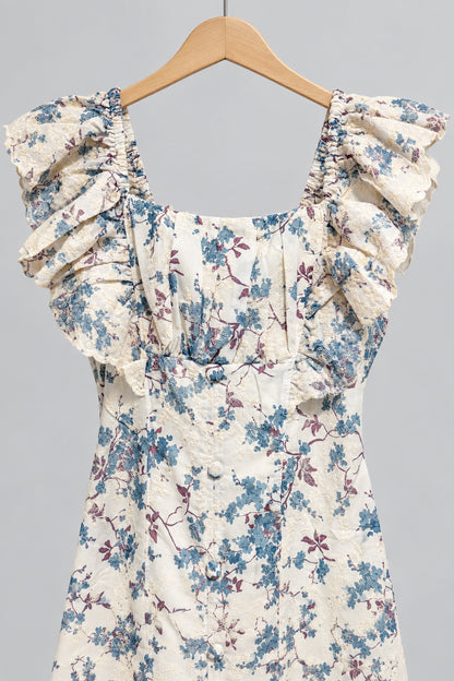 Isla  – Blue & Mauve Floral