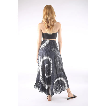 Tie Dye Mandala Maxi Skirt