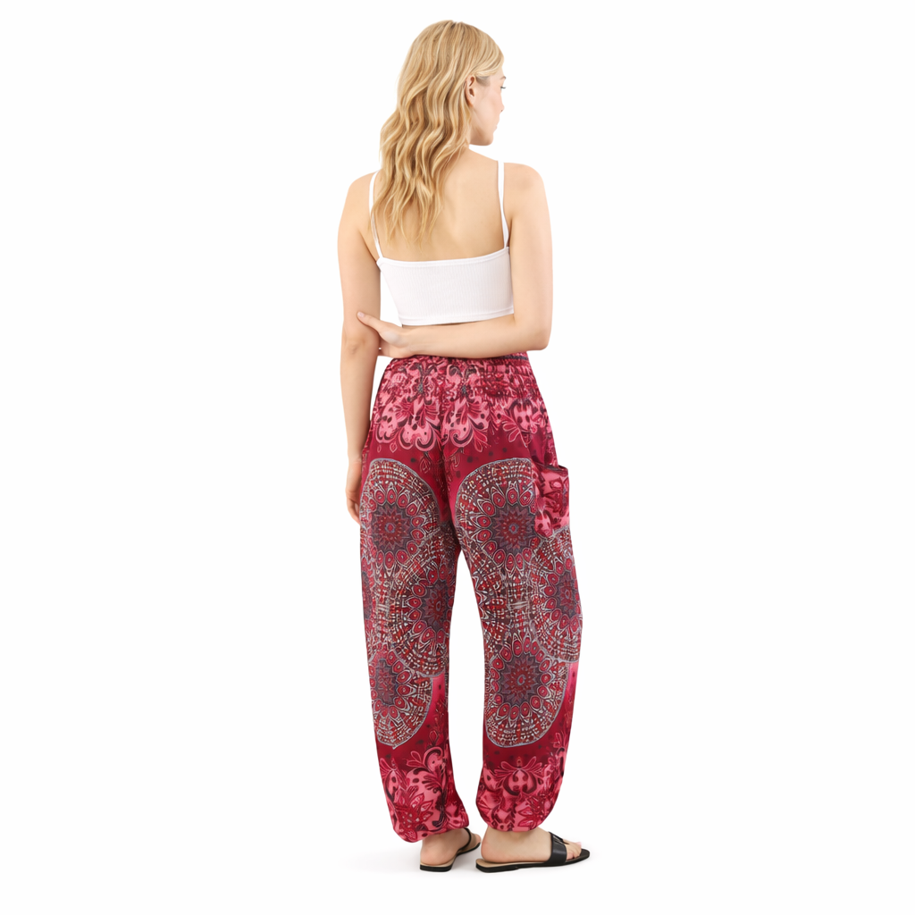 Wavy Harem Pants