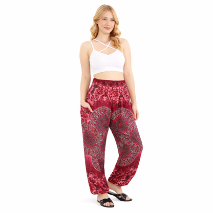 Wavy Harem Pants