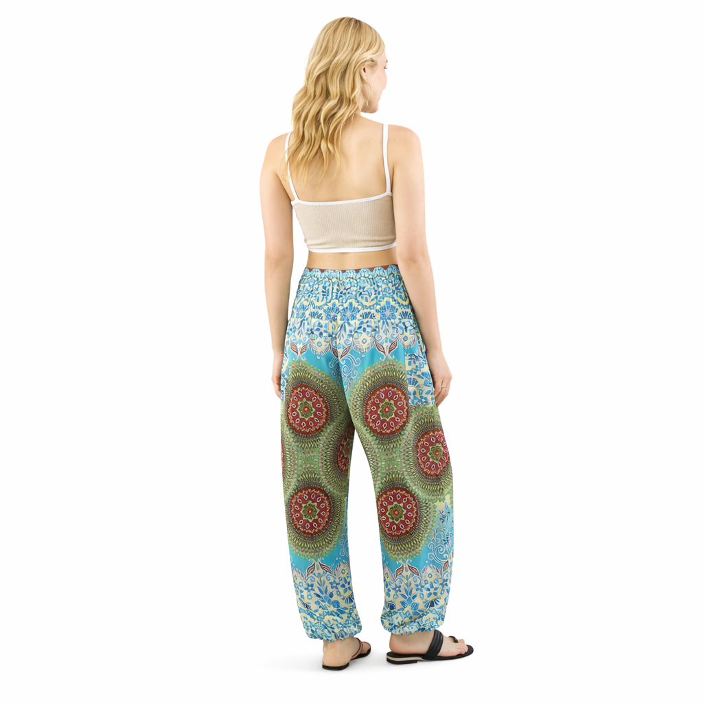 Sage Green Andala Harem Pants - Size XL