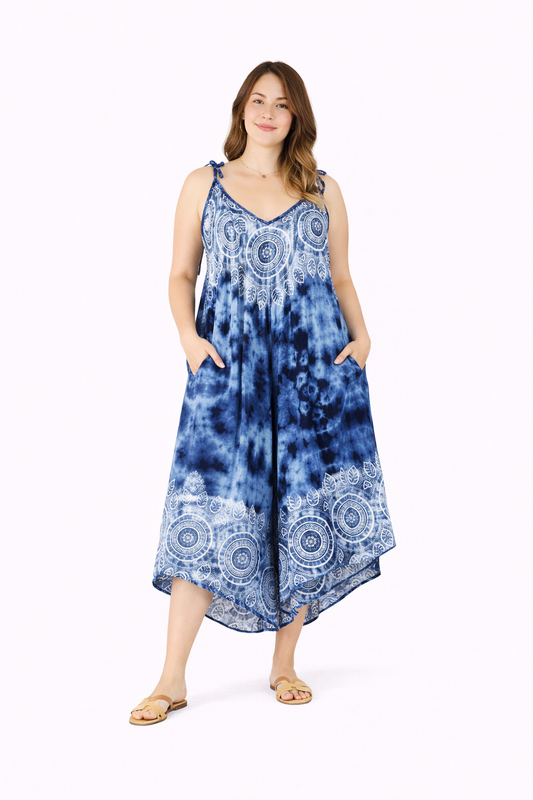 Tie Dye Mandala Women's Jumpsuit