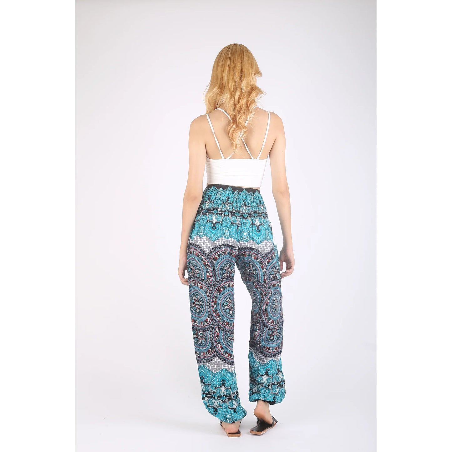 Contrast Harem Pants