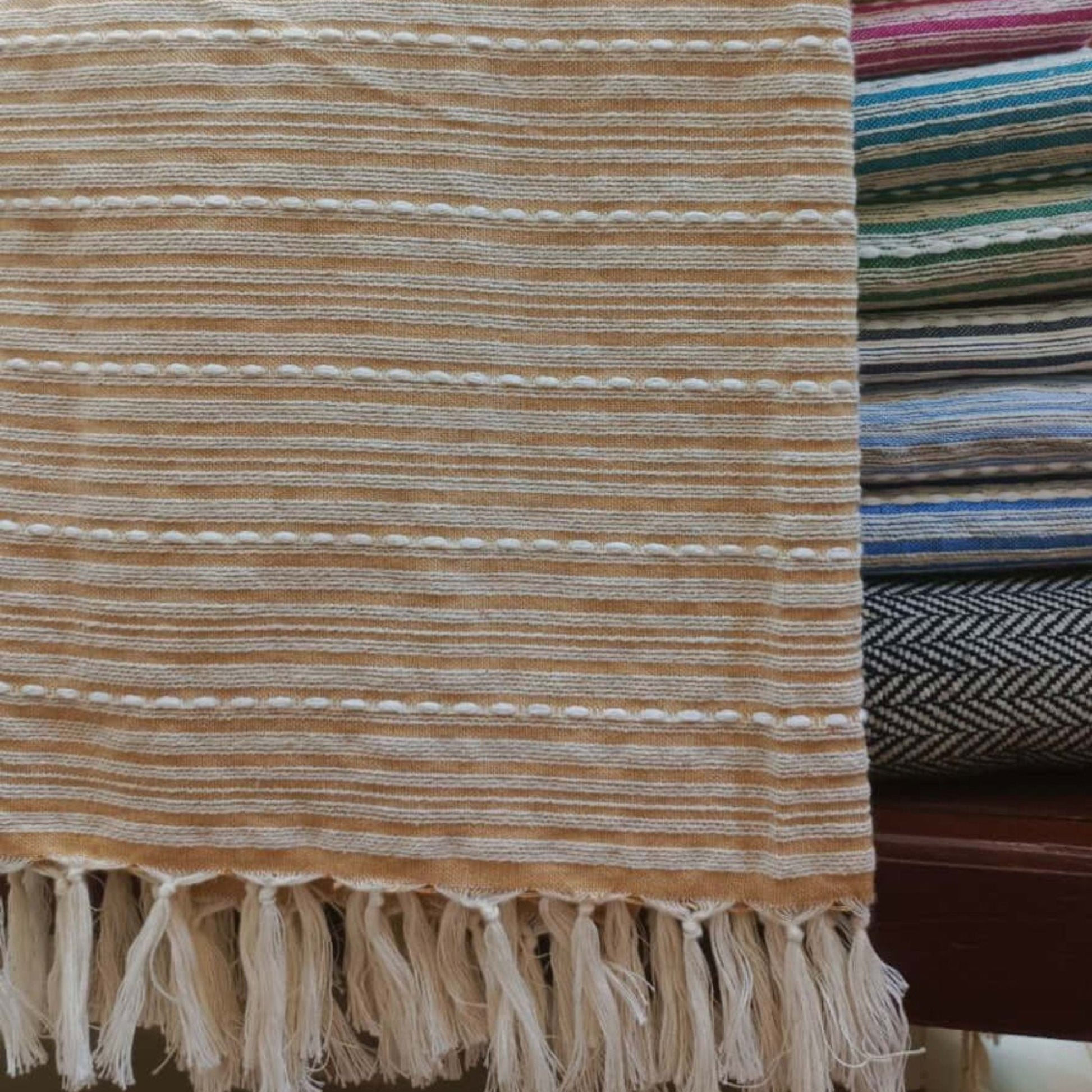 Cotton Shawls |Table Runners | Bed | Sofa | Chair | Couch 100cm X 200cm | Miss Topaz