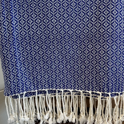 Cotton Throw Blanket for Bed | Sofa | Chair | Couch | Travel - 120cm x 240cm | Miss Topaz
