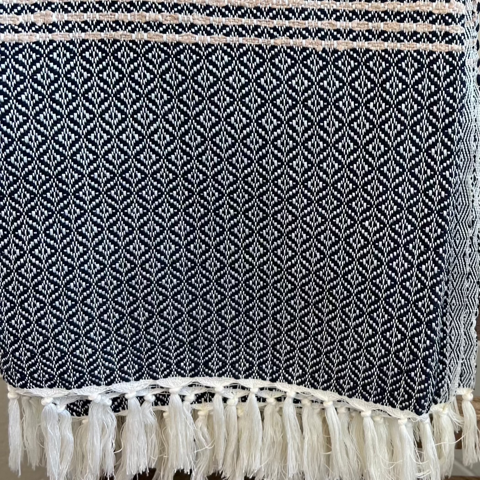 Cotton Throw Blanket for Bed | Sofa | Chair | Couch | Travel - 120cm x 240cm | Miss Topaz