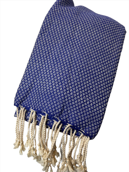Cotton Men's Scarf | Hand-Loomed | Gifts Idea | 45cm x 180cm | Miss Topaz