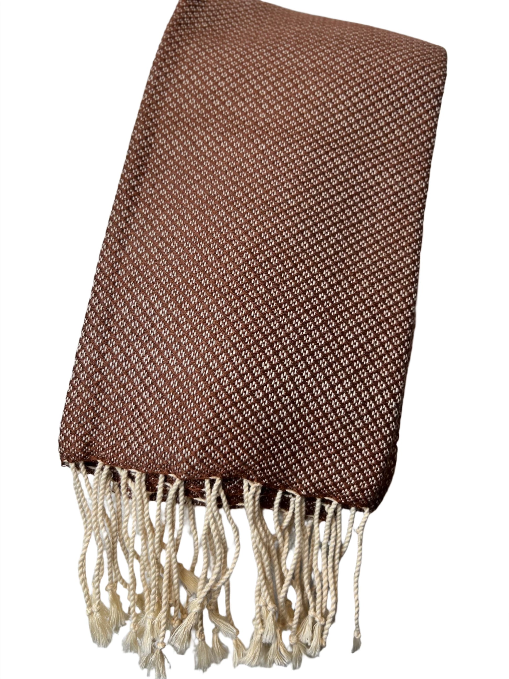 Cotton Men's Scarf | Hand-Loomed | Gifts Idea | 45cm x 180cm | Miss Topaz