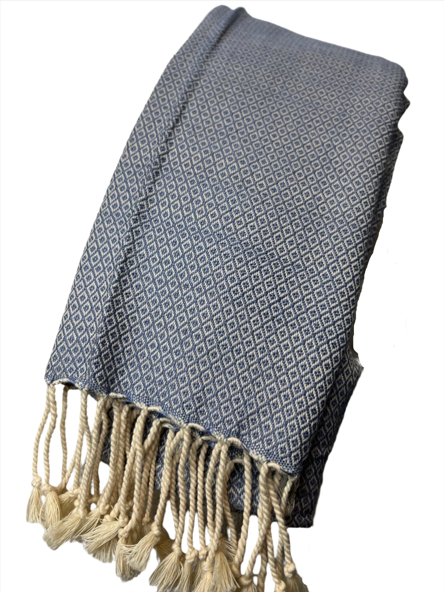 Cotton Men's Scarf | Hand-Loomed | Gifts Idea | 45cm x 180cm | Miss Topaz