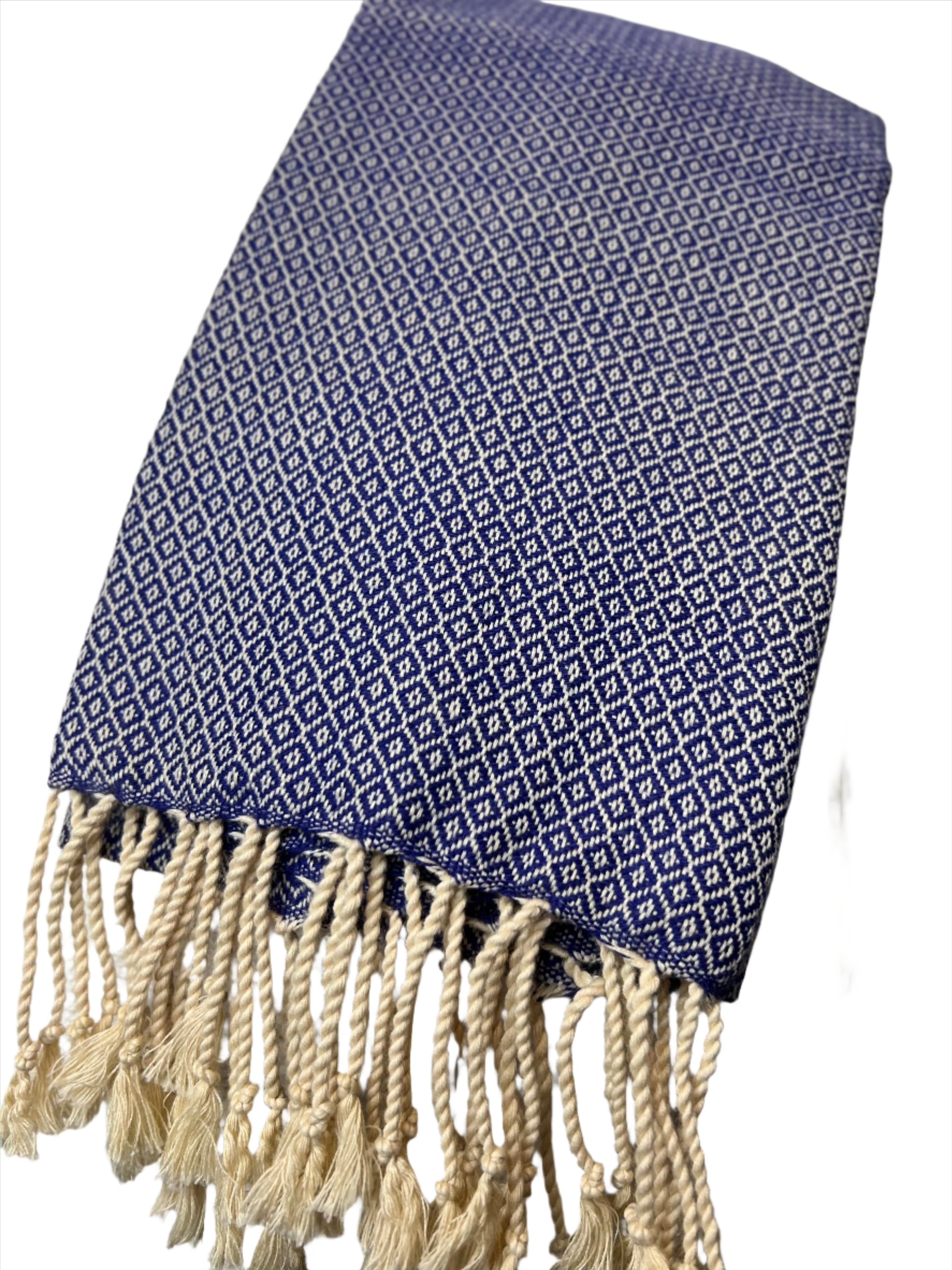 Cotton Men's Scarf | Hand-Loomed | Gifts Idea | 45cm x 180cm | Miss Topaz