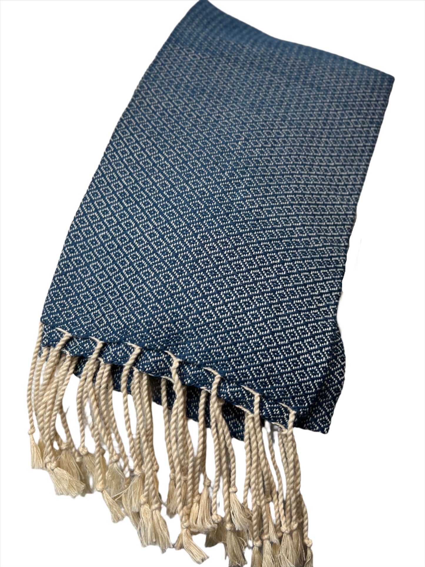 Cotton Men's Scarf | Hand-Loomed | Gifts Idea | 45cm x 180cm | Miss Topaz