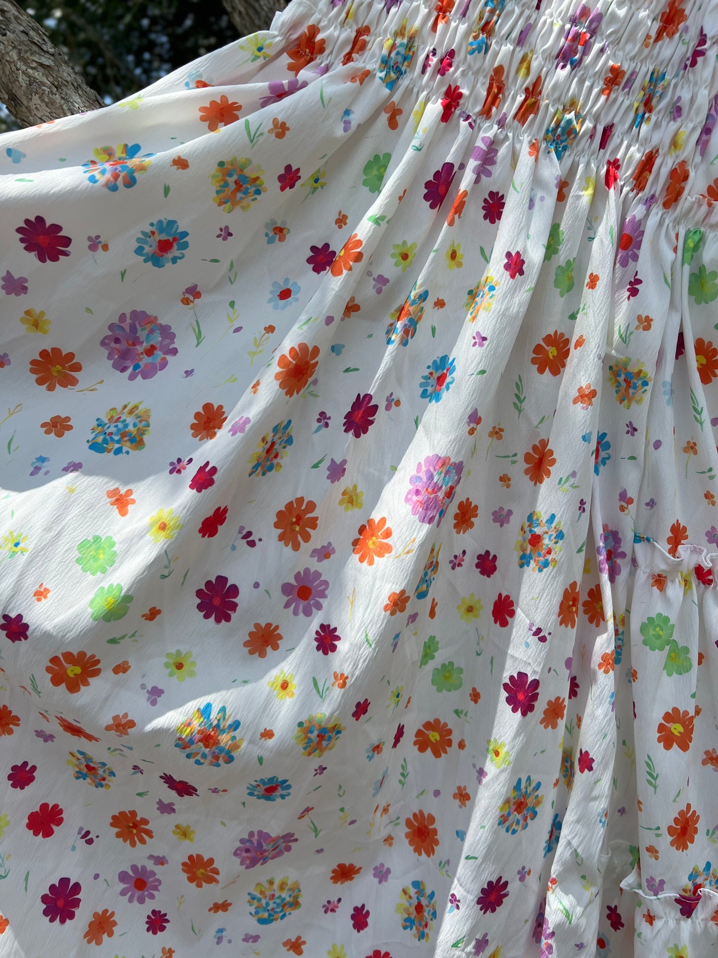 Floral Spaghetti Strap Maxi Dress