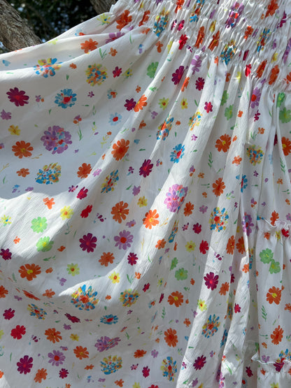 Floral Spaghetti Strap Maxi Dress