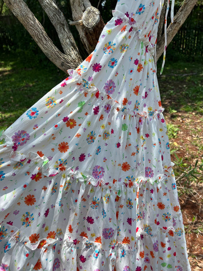 Floral Spaghetti Strap Maxi Dress
