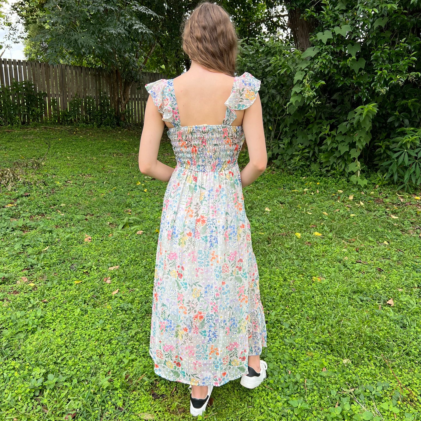 Chiffon Sweetheart Maxi Dress