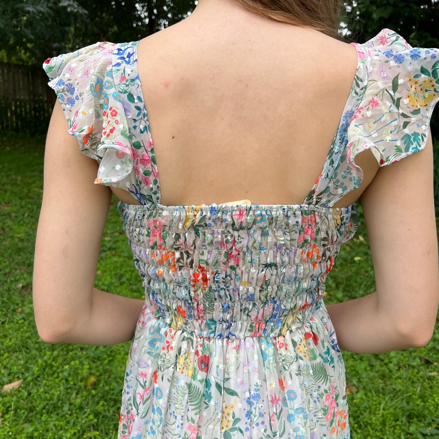 Chiffon Sweetheart Maxi Dress
