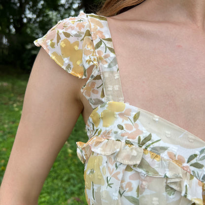 Chiffon Sweetheart Maxi Dress