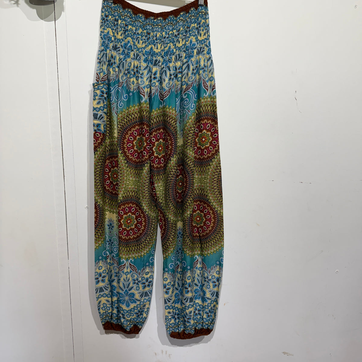 Sage Green Andala Harem Pants - Size XL