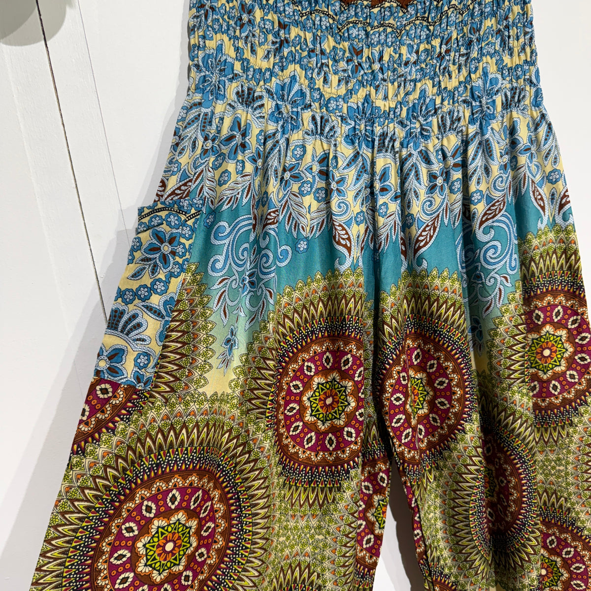Sage Green Andala Harem Pants - Size XL