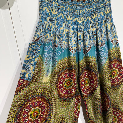 Sage Green Andala Harem Pants - Size XL