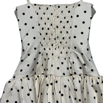 Ivory Polka Dot Mini Dress